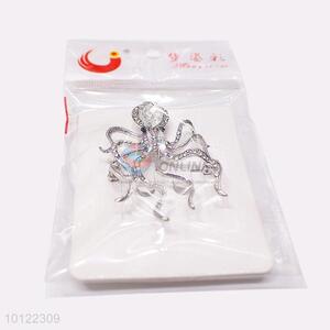 Cheap Price Spider Shaped Rhinestone Brooch Pin