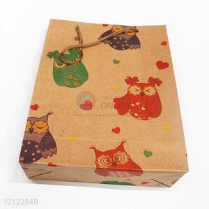 Good quality cartoon owl pattern gift bag