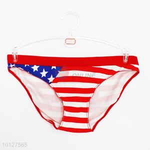 American flag pattern cotton briefs women briefs