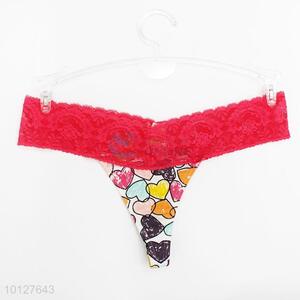 Sexy comfortable lace briefs thongs women cotton underwear