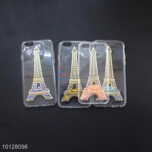 Exquisite Quicksand Shimmering Powder Eiffel Tower Pattern Phone Case for 6/6P/6S/6SP