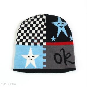 Wholesale Fashion Men Jacquard Beanie Winter Cap