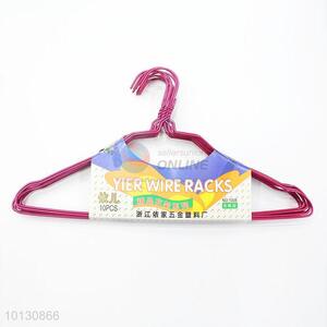 New Purple Color Metal Wire Hanger Clothes Hanger