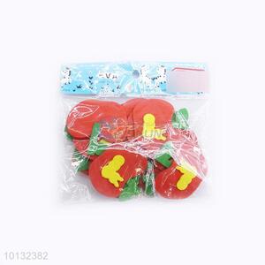 Apple Shaped EVA Toys Set