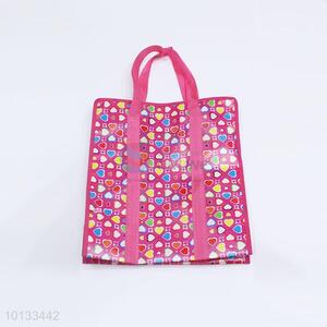 Top quality promotional pink non woven bag