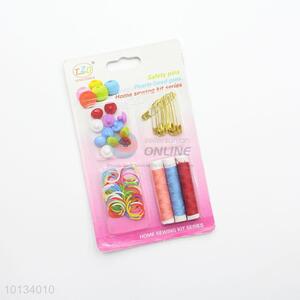 Button/safety pin home sewing kit accessories