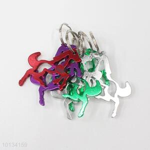 New Design Horse Pendant Aluminum Key Chain For Sale