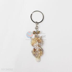 Lovely Owl Shape Zinc Alloy Key Chain