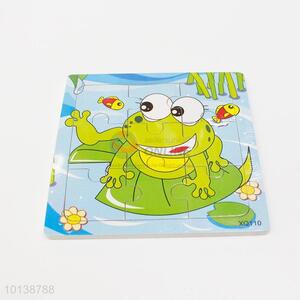 Cartoon Frog Wooden Puzzle/Jigsaw For Kids