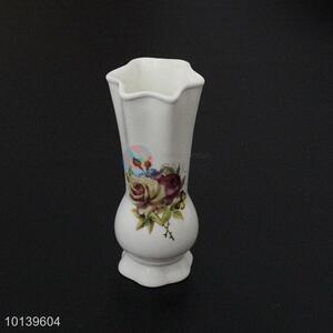 Top sale flower printed ceramic vase