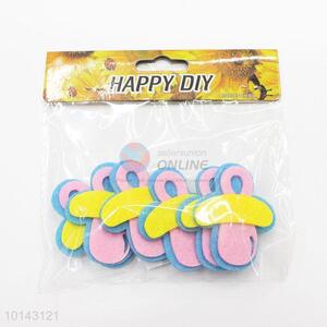 Cartoon milk bottle adhesive craft set/DIY non-woven decorative craft