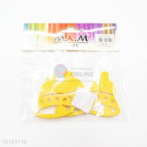 Festival yellow bell adhesive craft set/DIY non-woven decorative craft