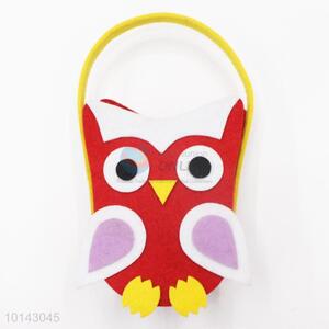 2016 new arrival red owl craft packet/non-woven bag