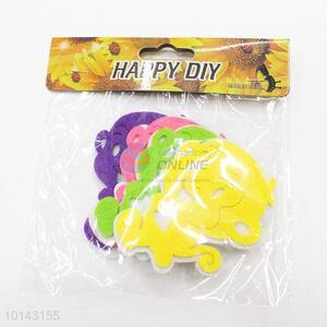 Colorful monkey adhesive craft set/DIY non-woven decorative craft