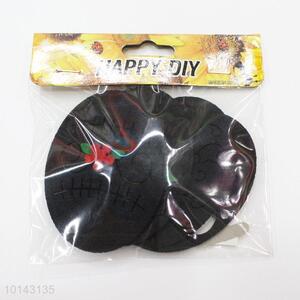 Black cartoon design adhesive craft set/DIY non-woven decorative craft