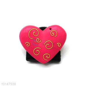 Sweet Heart Shape Fridge Magnet With Clip