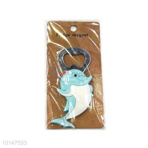 Fashion Dolphin Shape Bottle Opener Fridge Magnet