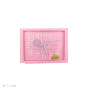 Promotion Wholesale Creative Pink Plastic Clock