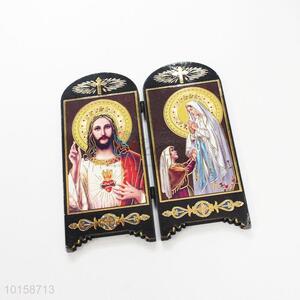 Good quality religious double folding picture frame