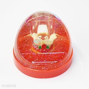 Red desktop office decoration acrylic pigeon penholder