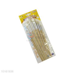 Professional Wooden Handle Brush Painting Set For Wholesale