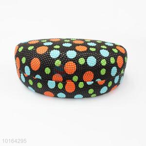 Trendy polka dot pu sunglasses case