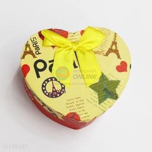 Fashion Style Gift Paper Packaging Pox in Heart Shape for Jewelry or Chocolate