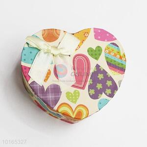 China Factory Paper Gift Box Storage Box in Heart Shape