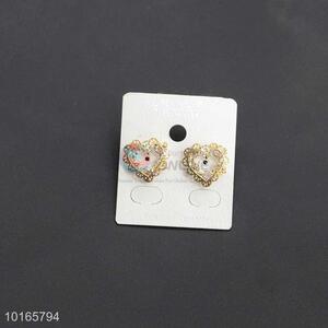 Heart Shaped Zircon Earring Jewelry for Women/Fashion Earrings