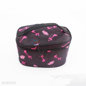 Fashionabel High-heeled Shoes Printed Cosmetic Bag/Makeup Bag