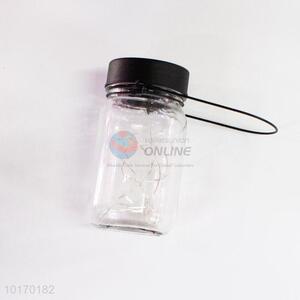 Useful clear bottle shaped lawn lamp