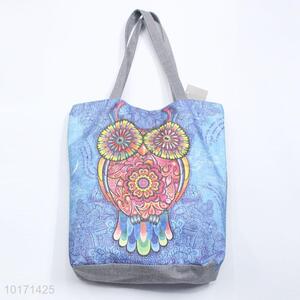 Blue owl shopping bag/tote bag/multifunctional bag