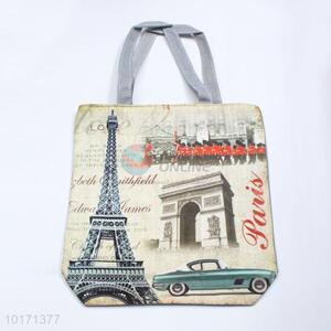 Promotional big capacity lint tote bag/casual bags