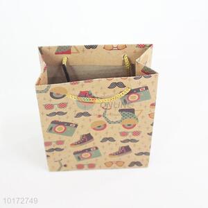 Trendy printed brown paper bag& kraft paper bag