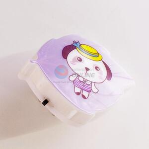 Purple dog pattern LED nightlight/night lamp