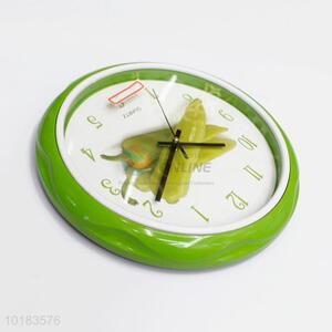 Hot Sale Printed Plastic Wall Clock For Room Decoration