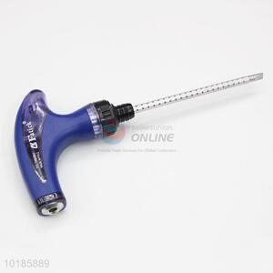 China Factory Flat Interchangeable T-Shape Ratchet Combination Screwdriver