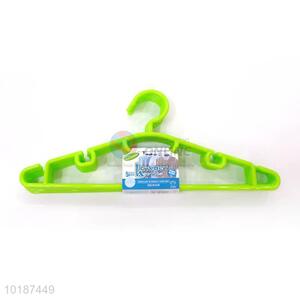 Custom Plastic Green Clothes Hanger