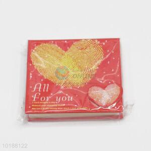 Heart Design Mini Portable Paper Notebook