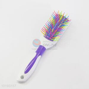 New Design White Plastic Hairbrush Hair Comb