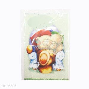 Low price beautiful bear style greeting card