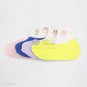 Wholesale Candy Color Women Cotton Invisible Socks