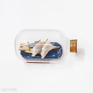 Best Selling Sailing Boat Gift Glass Wishing Bottles