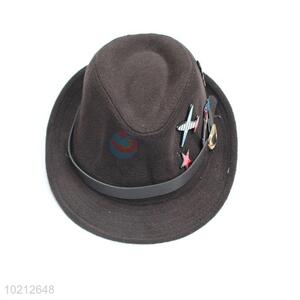 Cowboy Style Fedora Straw Cap for Kids