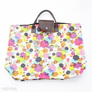 Popular design low price printed foldable shopping bag