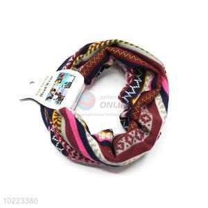 Good Quality Colorful Circle Scarf Ladies Neckerchief