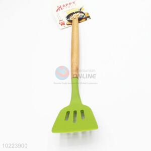 Wholesale cheap high sales green frying spatula