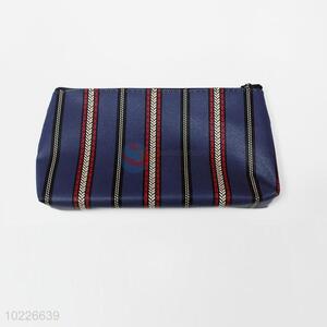 Striped cosmetic bags popular clutch bag