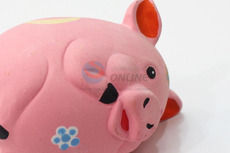 Wholesale low price pink pig shape money box