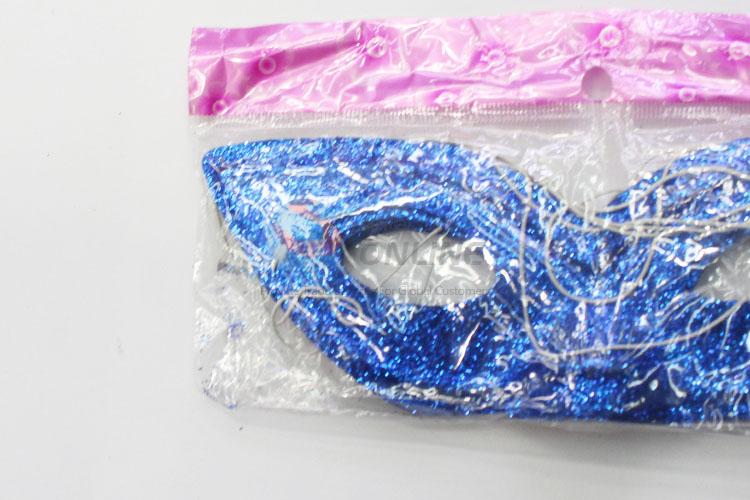 Sexy festival blue glitter party mask